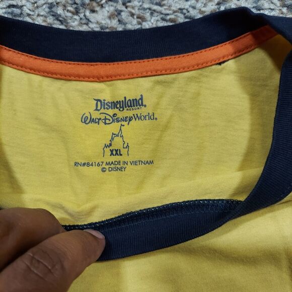 DisneyLand Resort Walt Disney World Mickey mouse Shirt Yellow Size XXL - Picture 3 of 7